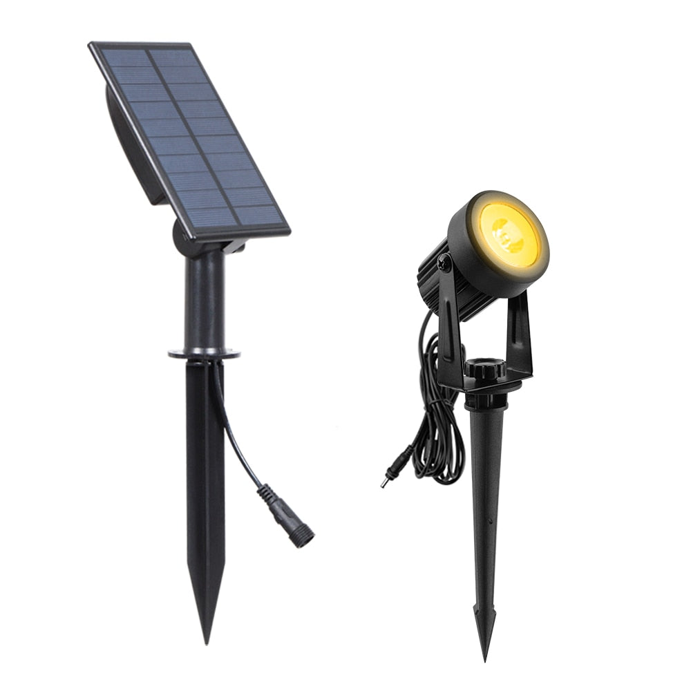 Solární reflektor vodotěsný IP65 solárně napájený LED