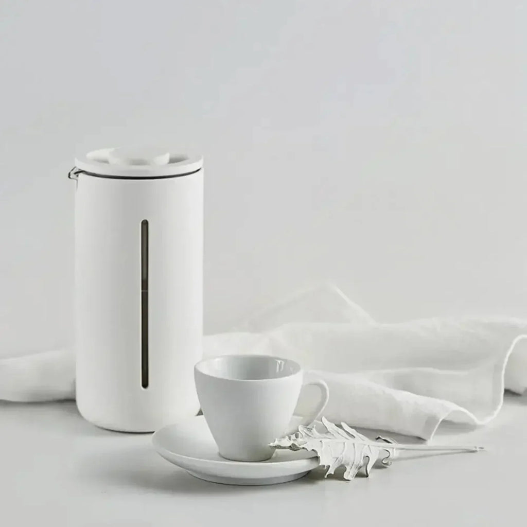 Presse à café à piston en maille d'acier inoxydable haute densité – Presse à thé en verre résistant à la chaleur