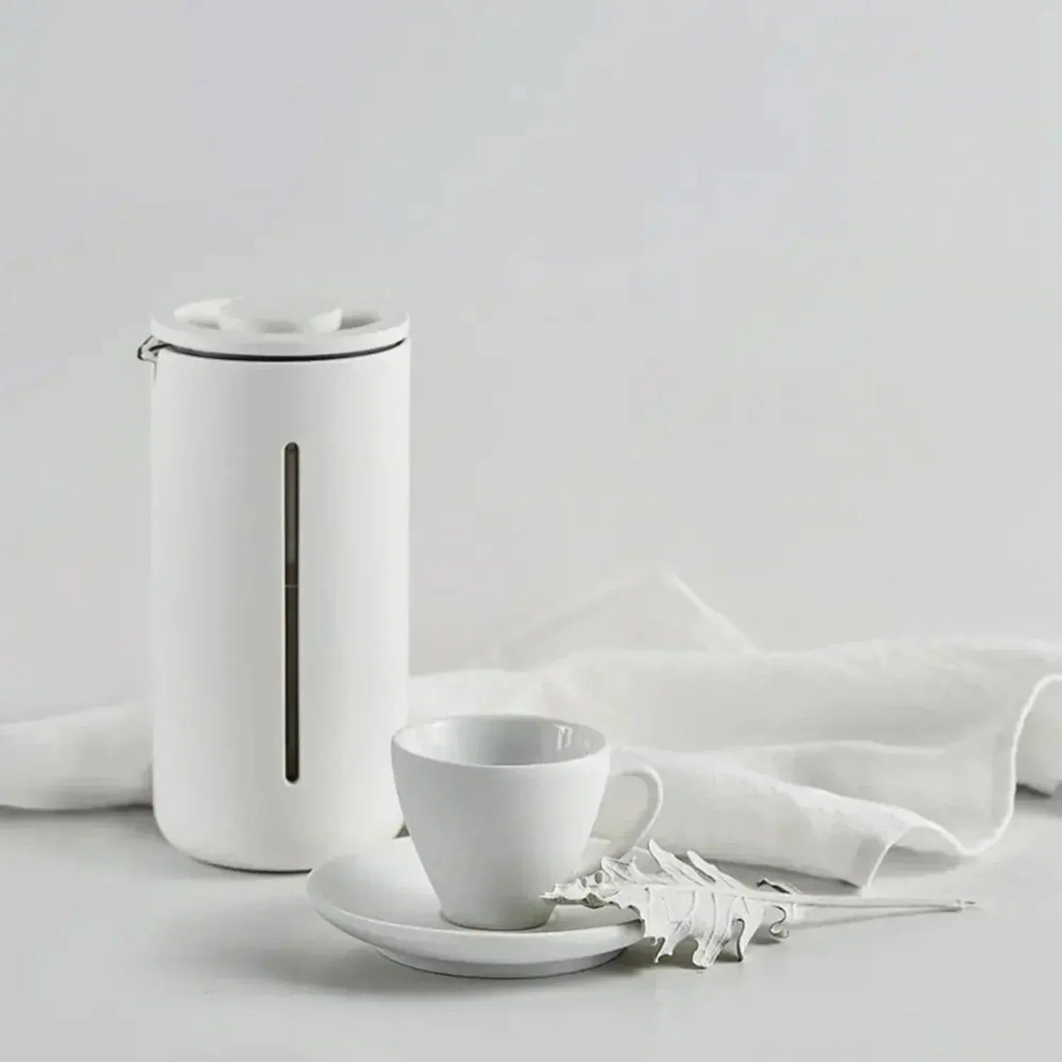 Presse à café à piston en maille d'acier inoxydable haute densité – Presse à thé en verre résistant à la chaleur