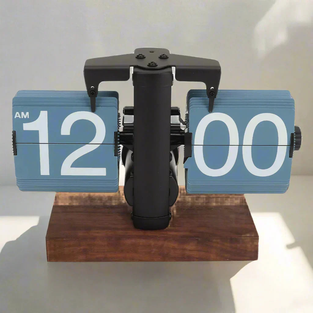 Reloj de Escritorio Vintage Sara Retro con Tapa Abatible – Funciona con Pilas