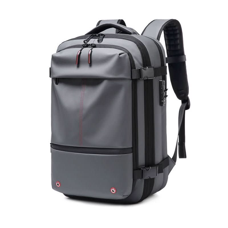 AeroFlex Compressible Laptop Backpack For Travelers Ultra Lightweight Organizer