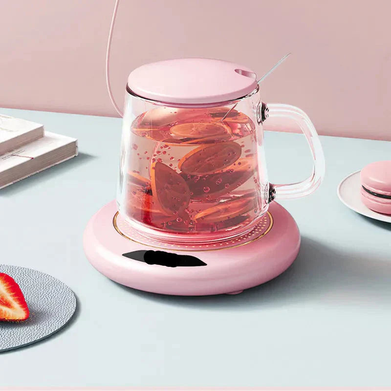CozyMug USB-varmebrikke – 3-trinns justerbar, konstant temperatur på 55°C