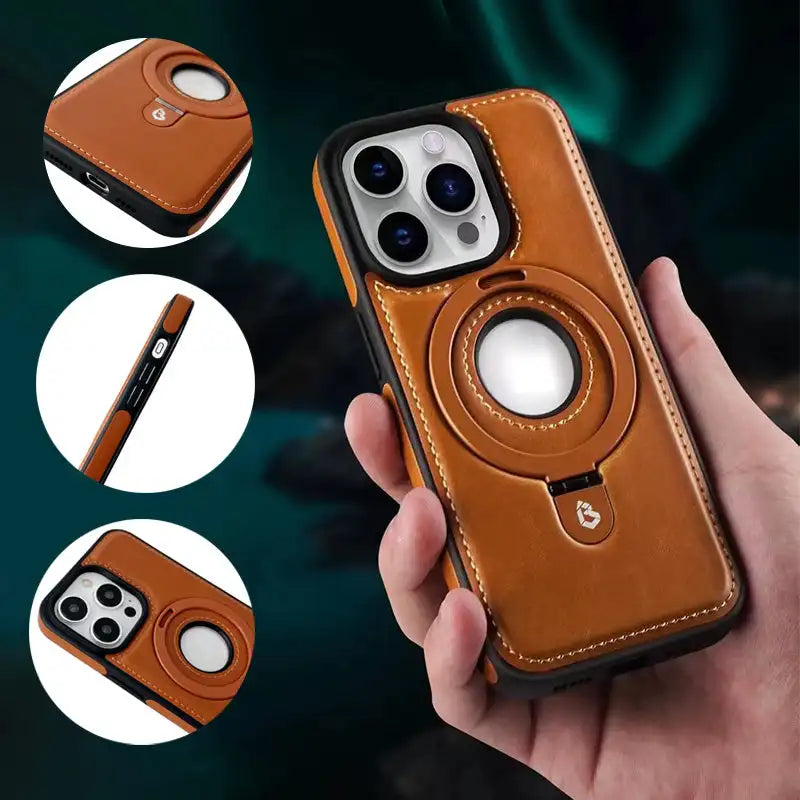 Custodia Magnetica NovaPhone con Supporto ad Anello Invisibile