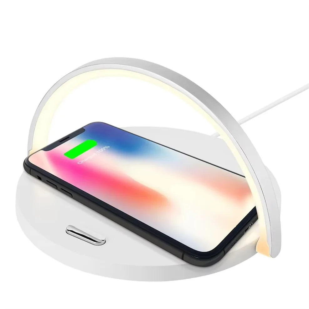 LumaCharge | Bežični punjač od 15W s podesivom dodirnom lampom za iPhone i AirPods | Orntli