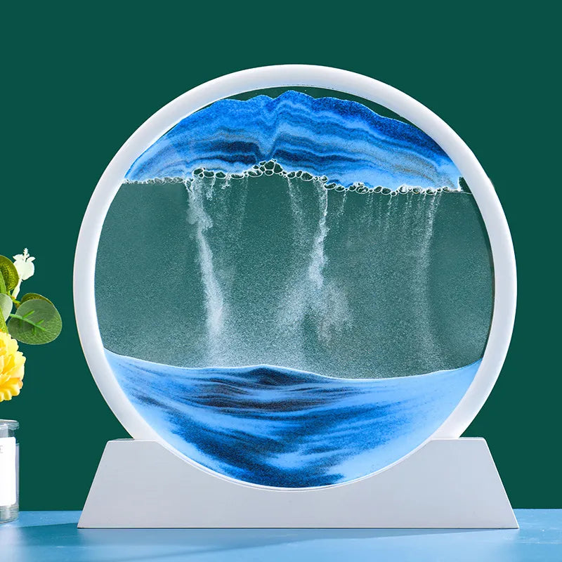 3D流动沙画沙漏流沙工艺品