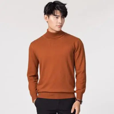 Suéter de cuello alto de cachemira Elliot – Calidez de lujo para hombres | Otoño e invierno 2023