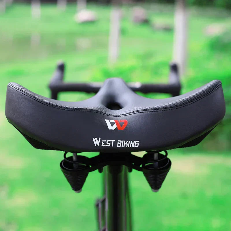 Breiter Ergonomischer Sattel für Mountainbike, E-Bike und Stadtrad Komfort
