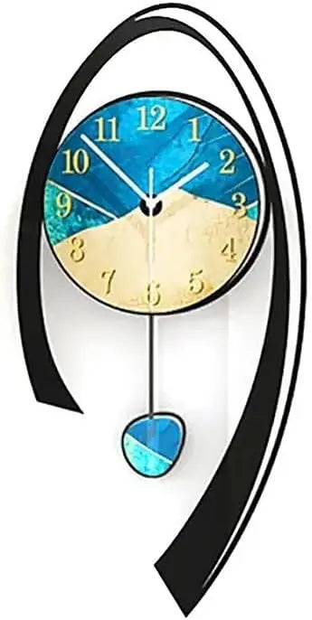 GoldSphere – Reloj decorativo 3D para sala de estar