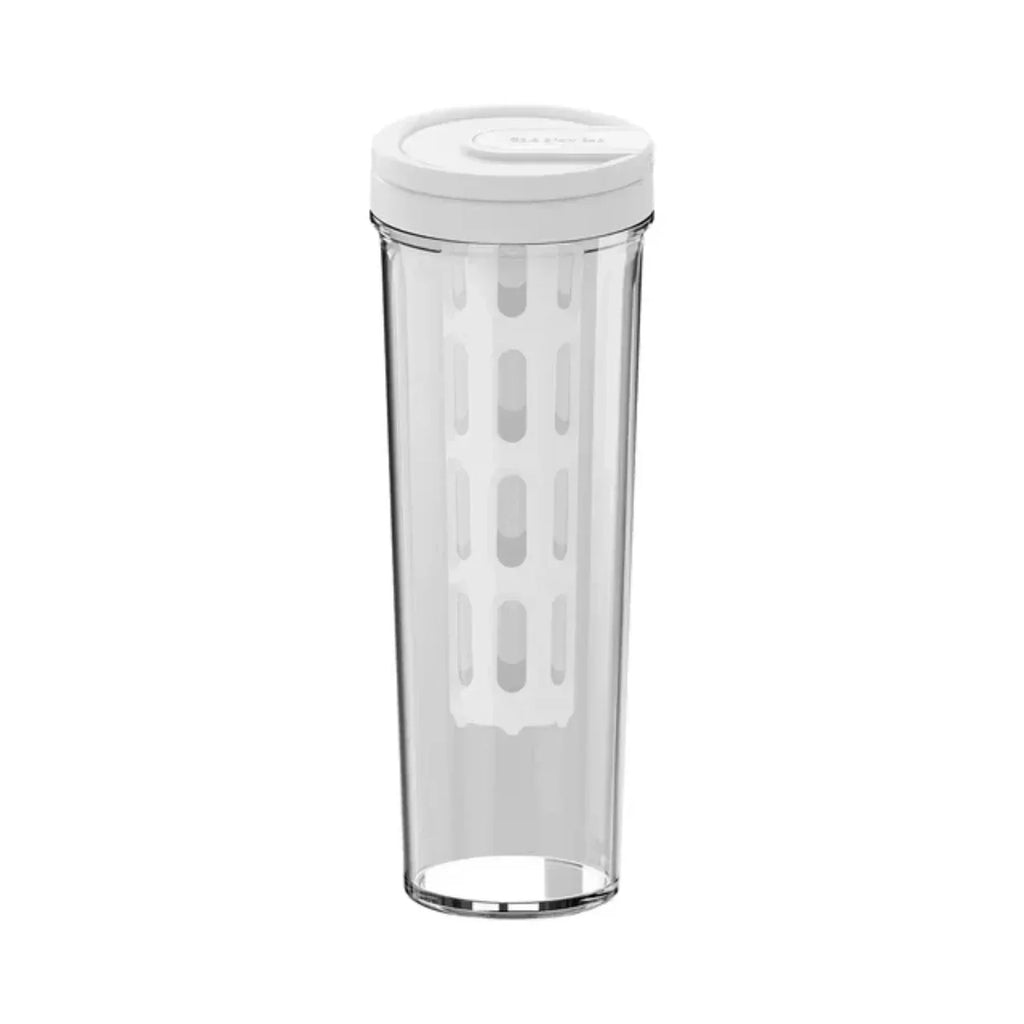 Portable 1L Manual Cold Brew Maker with Filter – Ideal for Fresh Fruit Tea, Moka Pot, and Coffee