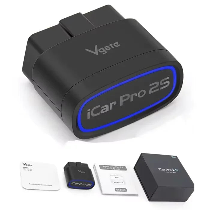 ماسح OBD2 بلوتوث - ELM327 V2.3 - بلوتوث 5.2 - بيانات المحرك الحية - لنظامي iOS وأندرويد
