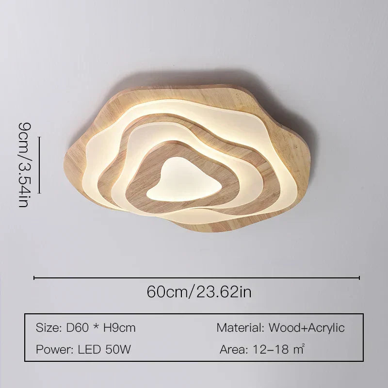 Lustre en bois Zayden