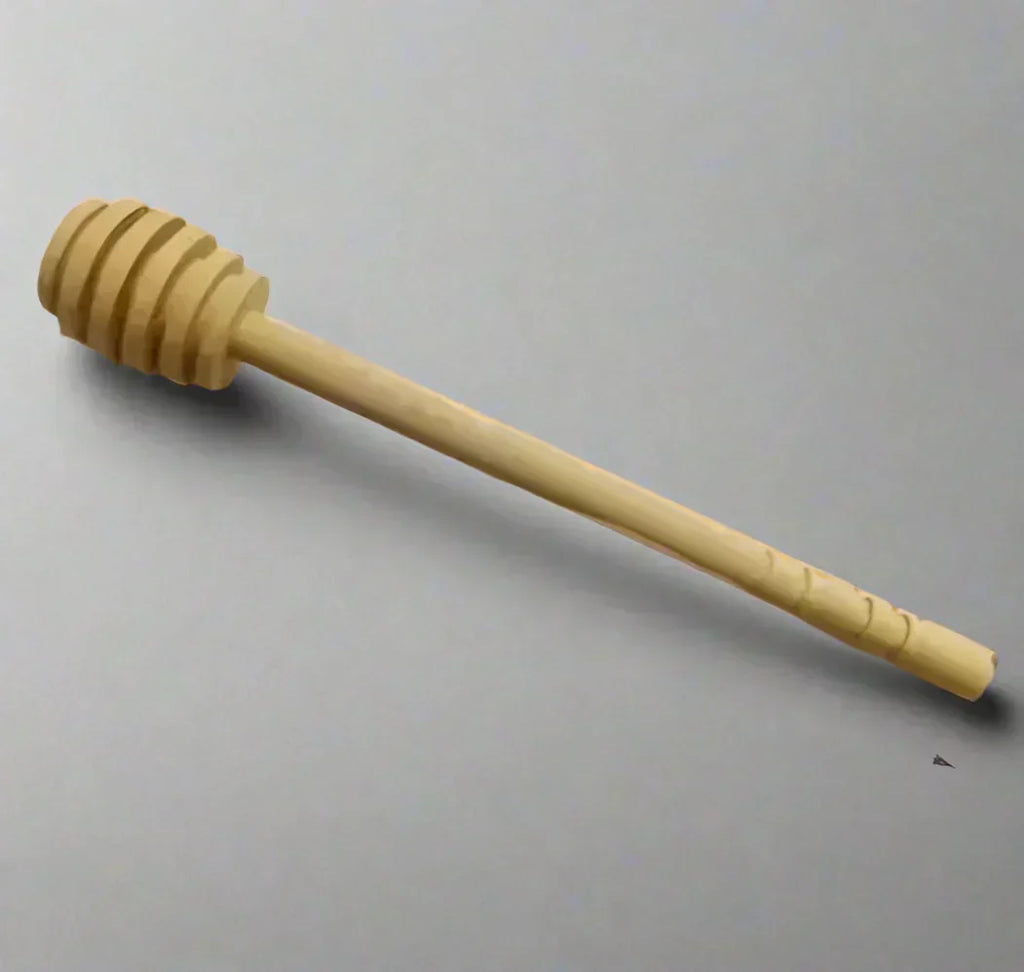 Ensemble de 2 cuillères à miel en bois à long manche – Idéal pour le miel, le café, le lait et le thé