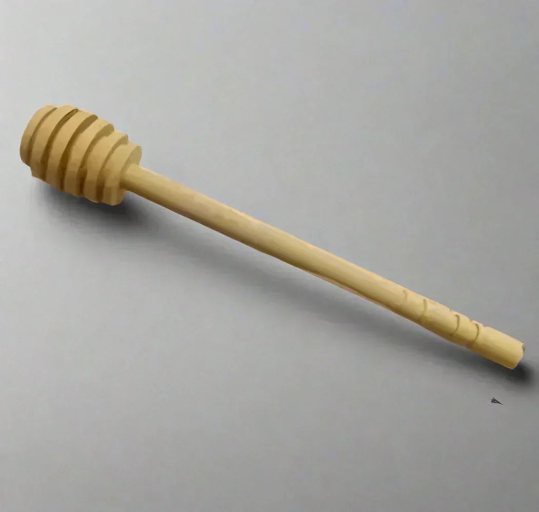 Ensemble de 2 cuillères à miel en bois à long manche – Idéal pour le miel, le café, le lait et le thé