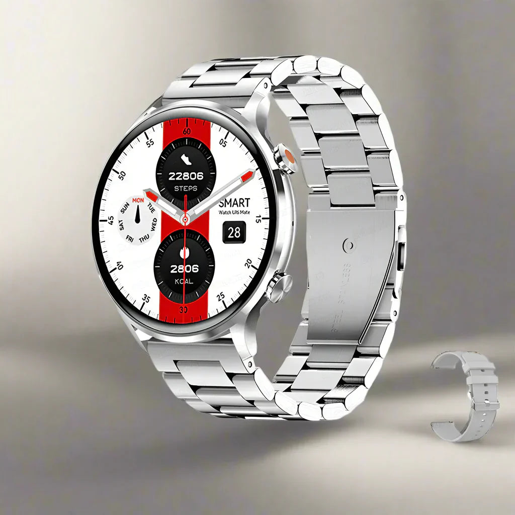 Lynx AMOLED Smartklocka – HD-skärm, Bluetooth-samtal, Fitness Tracker, IP68 Vattentät