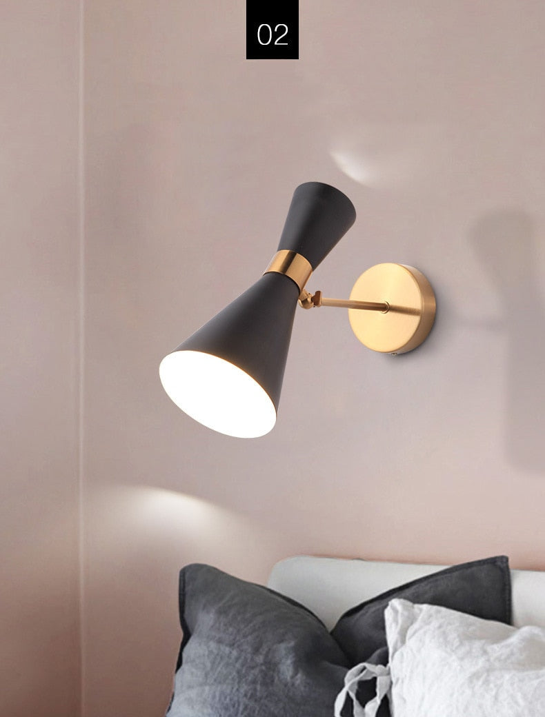 IIS Nara Nordic Home Living Bedside Wall Light Minimalist