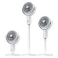 Ventilateur oscillant rechargeable pour circulation d'air avec télécommande et minuterie