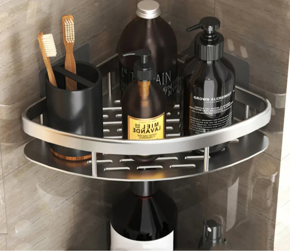 Winnie Nástěnná Sprchová Polička – Organizér do Koupelny bez Vrtání