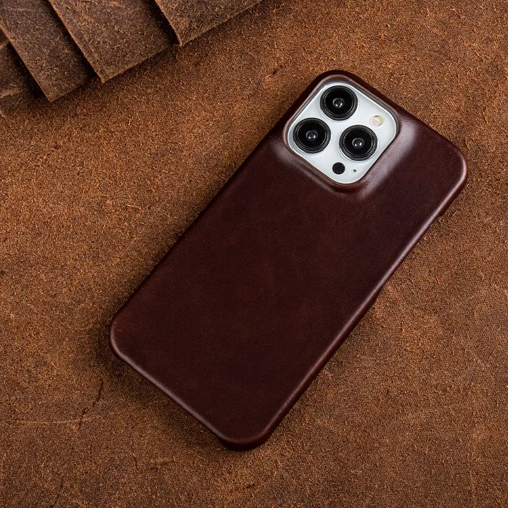 Regal Hide Luxe marhabőr iPhone tok kézzel készítve