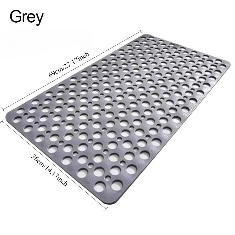 Bathroom Mat with Efficient Water Drainage and Strong Hold