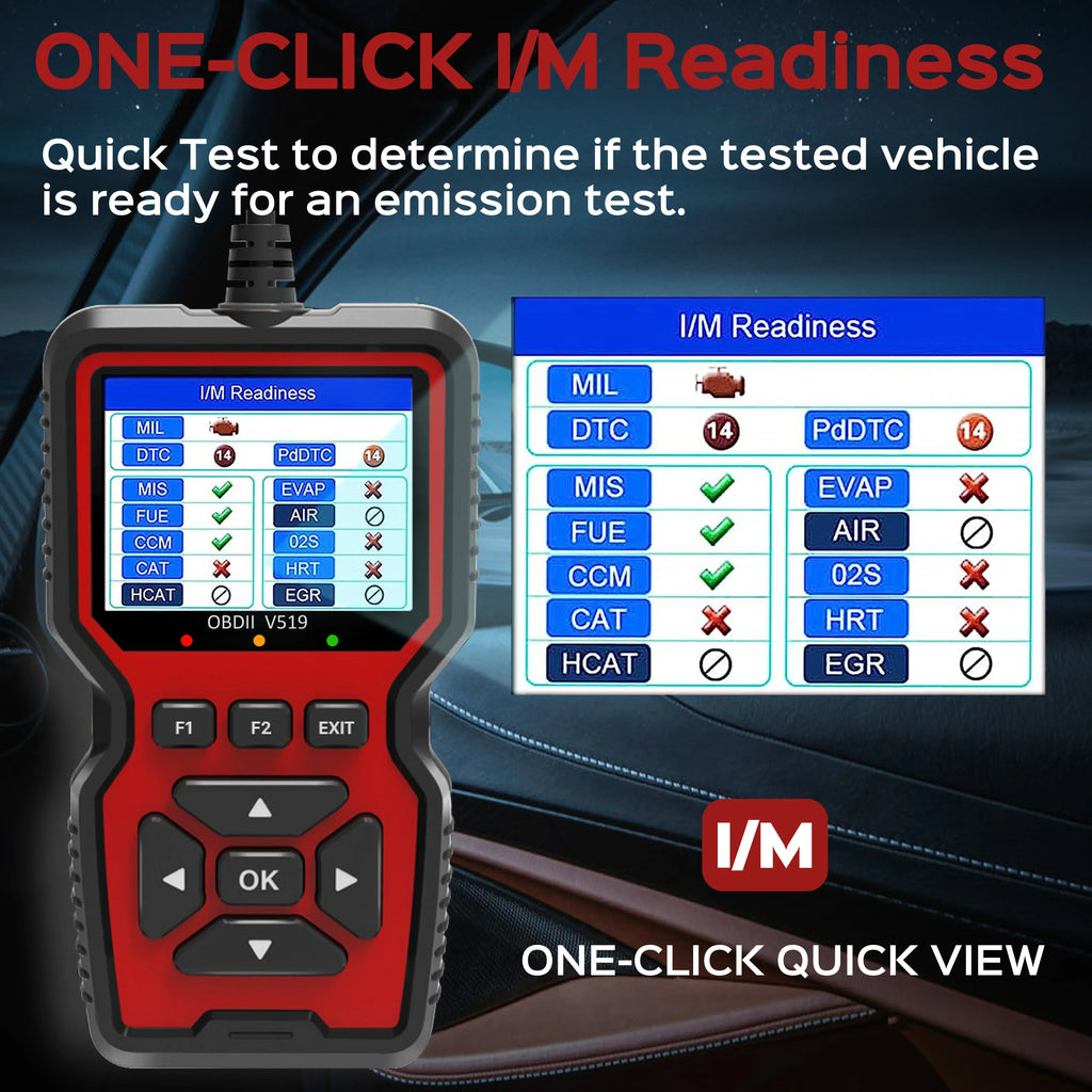 OBD2 Tarayıcı Canlı Veri – Arıza Lambası, Otomobil ve Kamyon Teşhisi için Profesyonel OBDII Arıza Kodu Okuyucu Araç