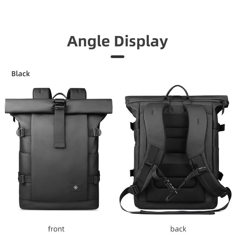 Mochila versátil y expandible TrailFlex con compartimento para portátil para aventureros