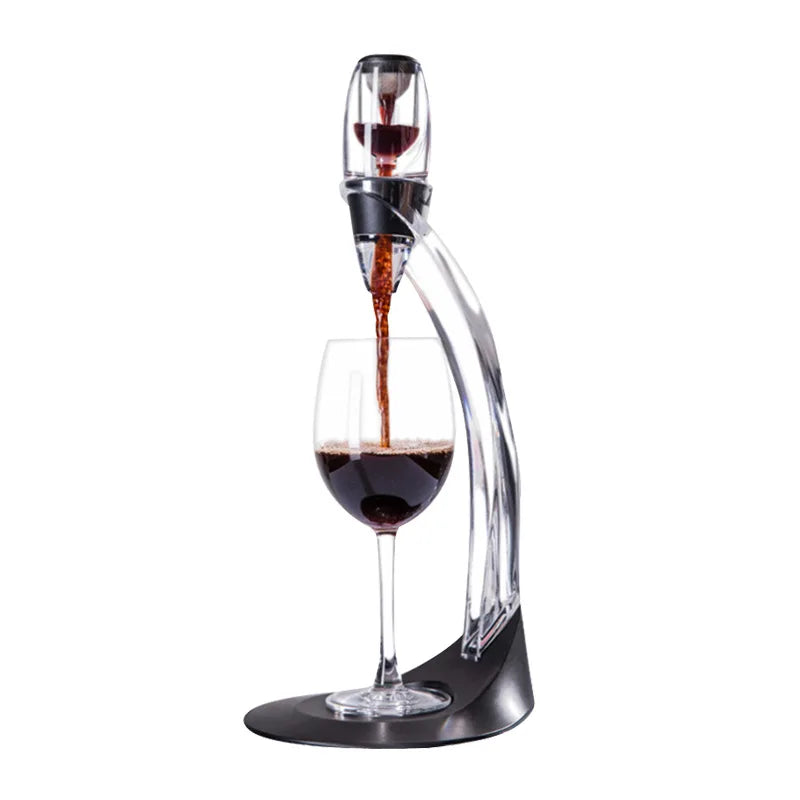 Set Aerator Wain AeroWine Dengan Penapis, Decanter, Penitis, Penyebar Berdiri