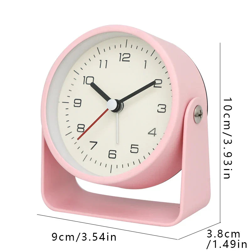 Yaratıcı Minimalist Metal Kuvars Masaüstü Alarm Saati