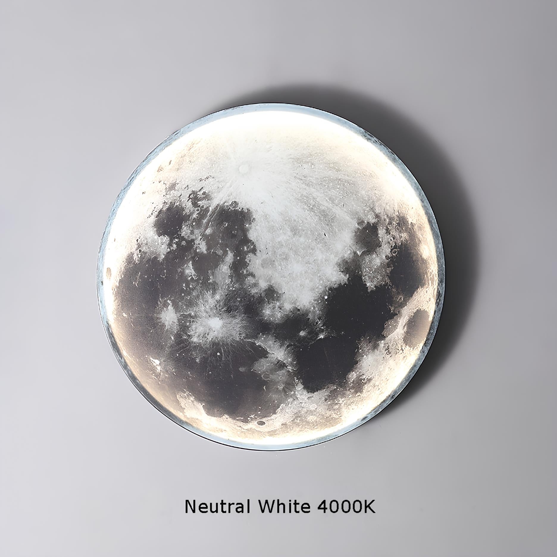 Lampu Bulat Bulan LED Pemasangan Dinding dan Siling, Bilik Tidur, Kanak-Kanak, Ruang Tamu