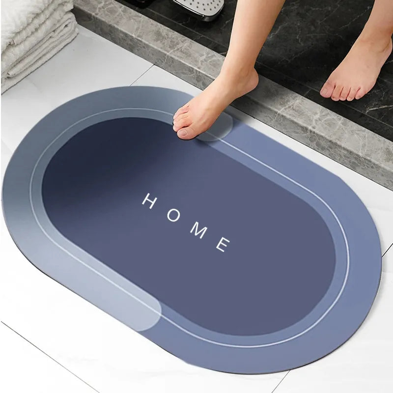 Tappetino da bagno super assorbente antiscivolo – ad asciugatura rapida e sicuro per pavimenti bagnati