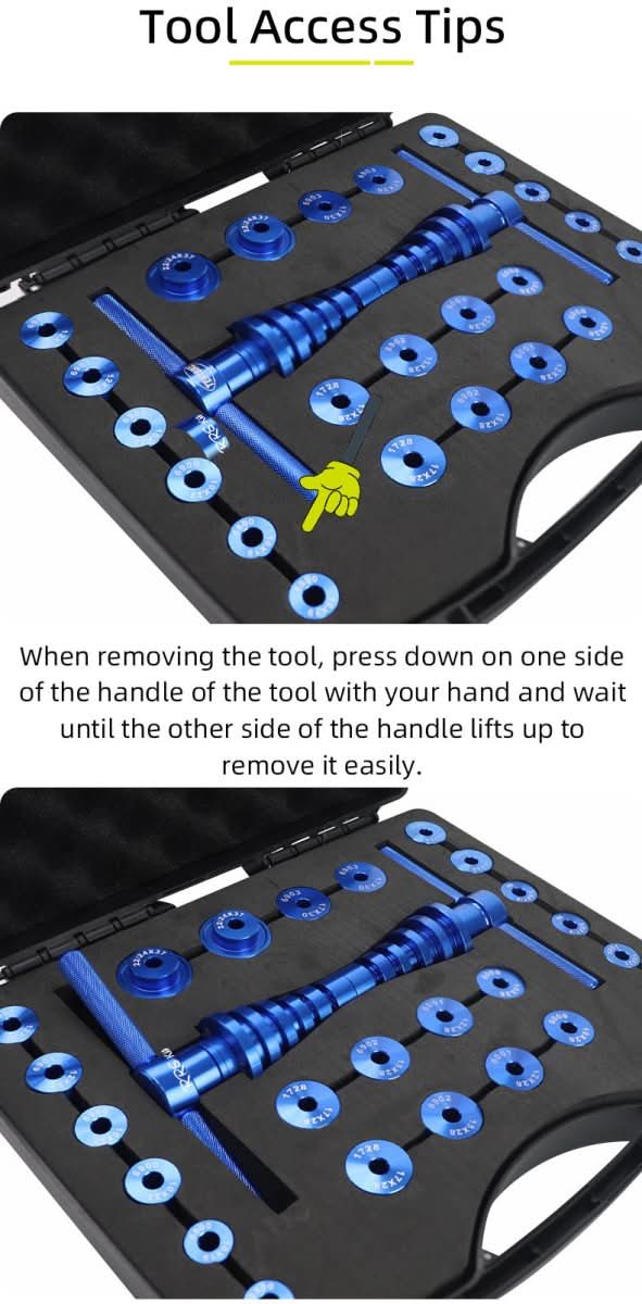 Atlas Pro Precise Bearing Press Tool For Bikes And Bottom Brackets CNC Aluminium