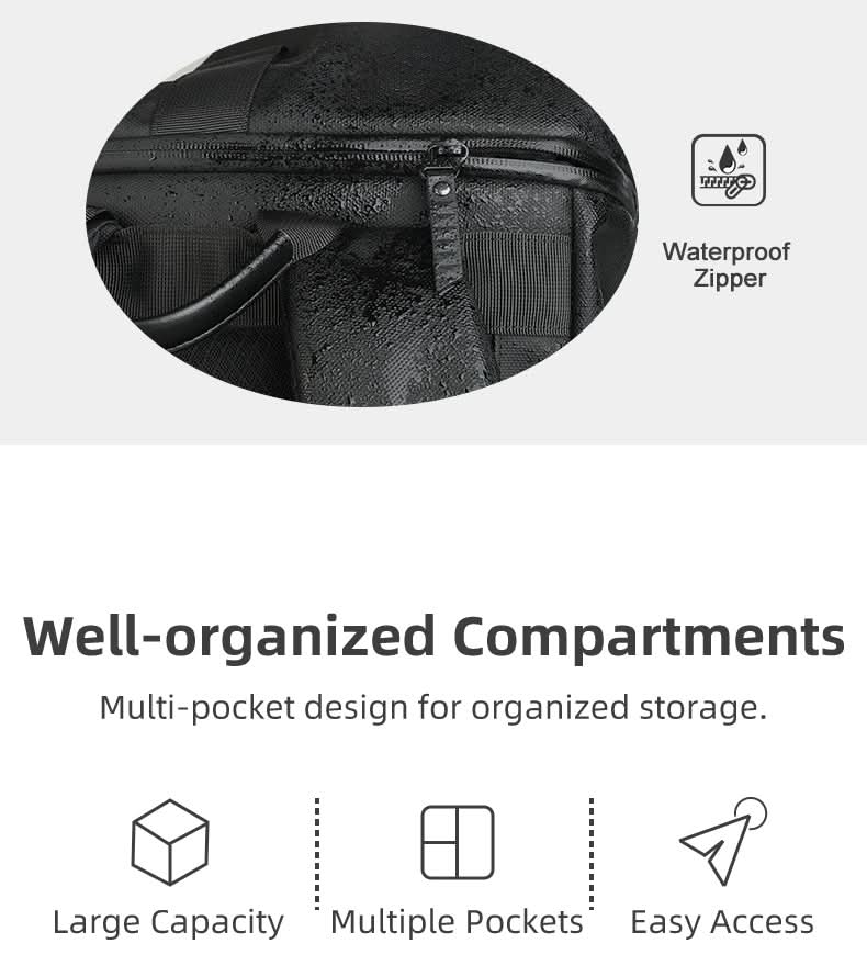 Mochila versátil y expandible TrailFlex con compartimento para portátil para aventureros