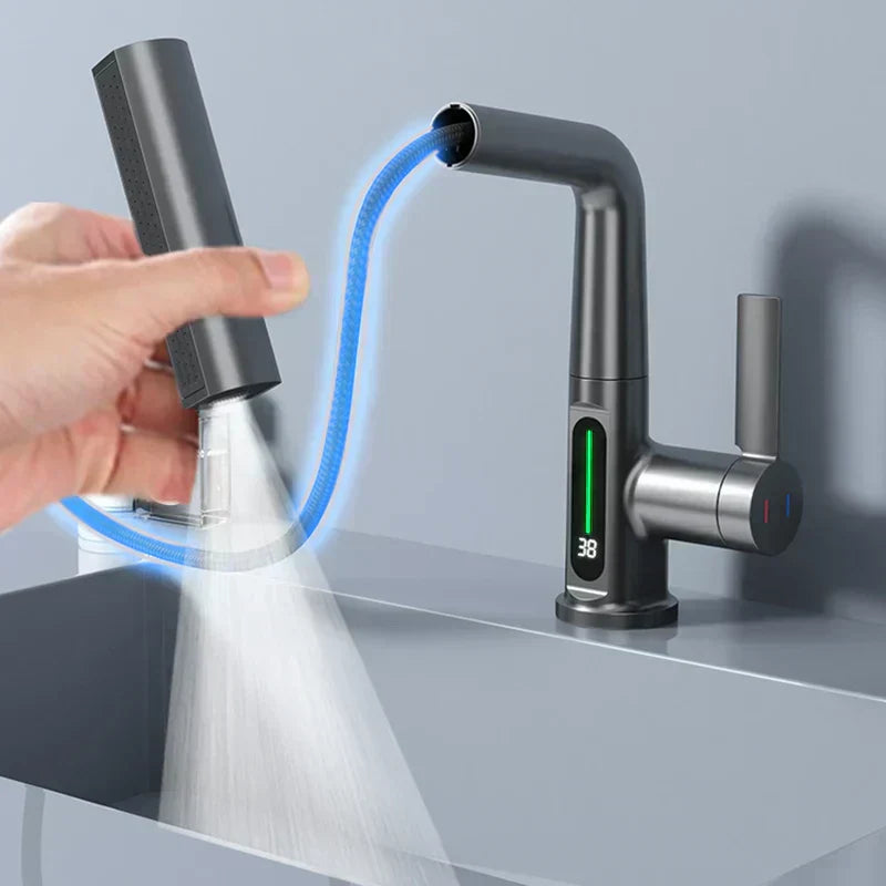 Torneira de Cascata Vrimlo com Display de Temperatura