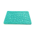 Alfombrilla de baño antideslizante con relieve de adoquines para baño