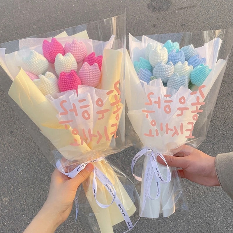 手作りのかぎ針編みフローラルアクセント | Orntli