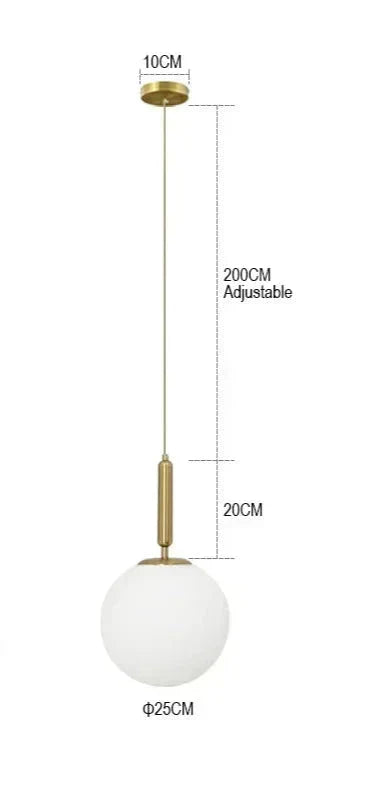 Závěsná lampa Aaron