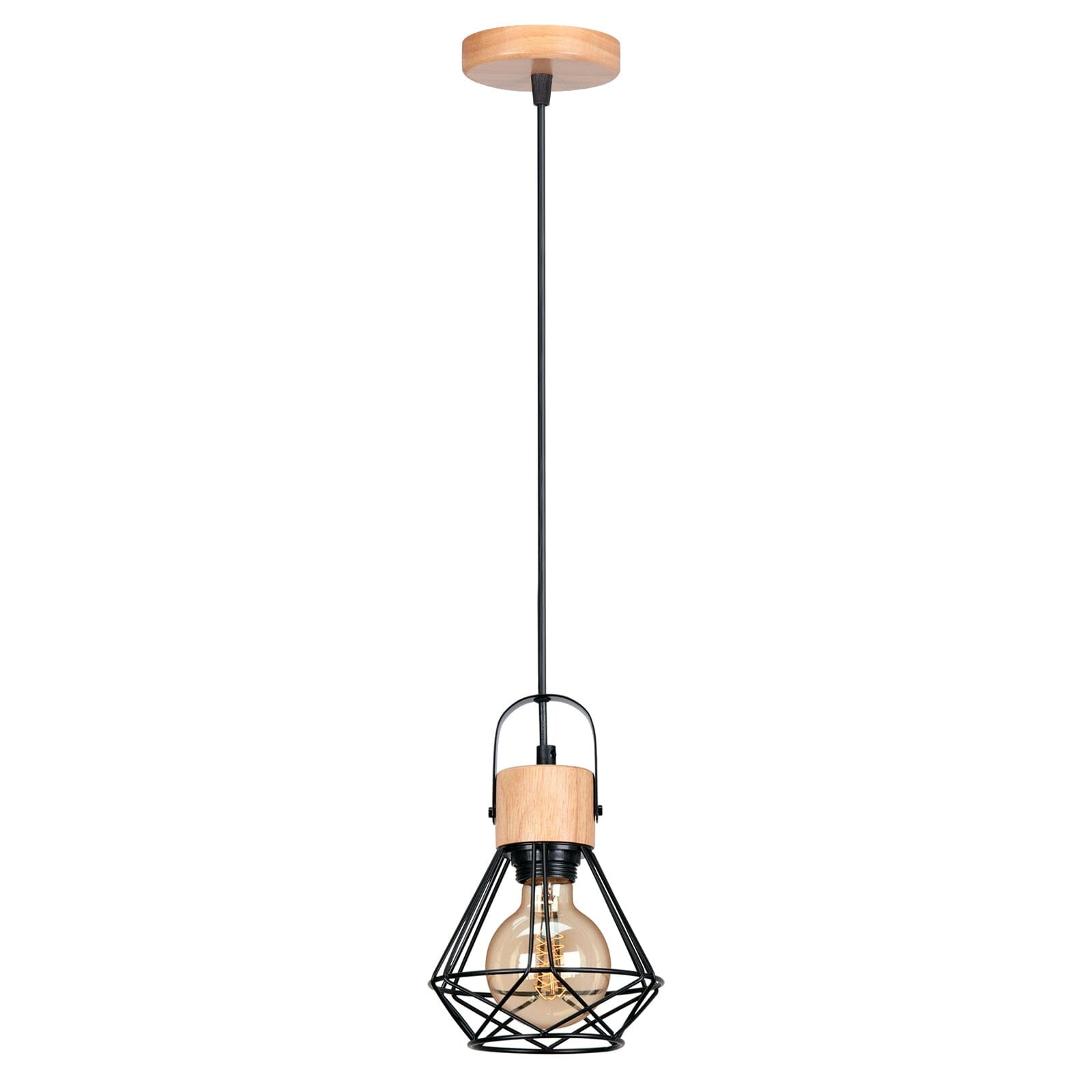 Luminaires en bois vintage nordiques