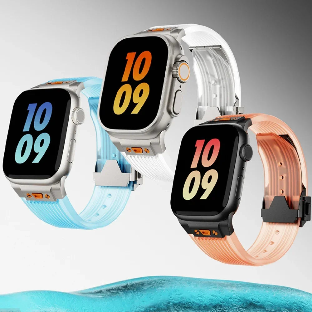 RM prozirna silikonska narukvica za Apple Watch