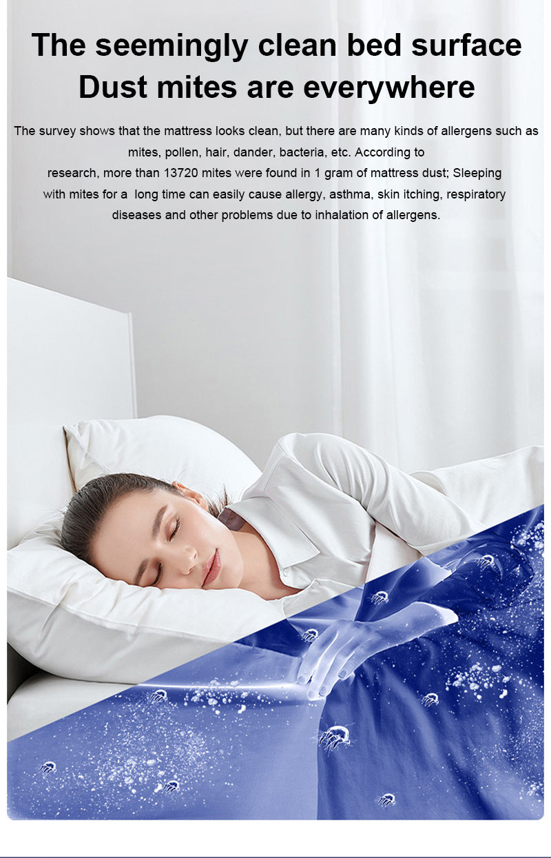 ZenSaugmatratzenstaubsauger mit starker Saugkraft für Betten, Kissen und Sofas