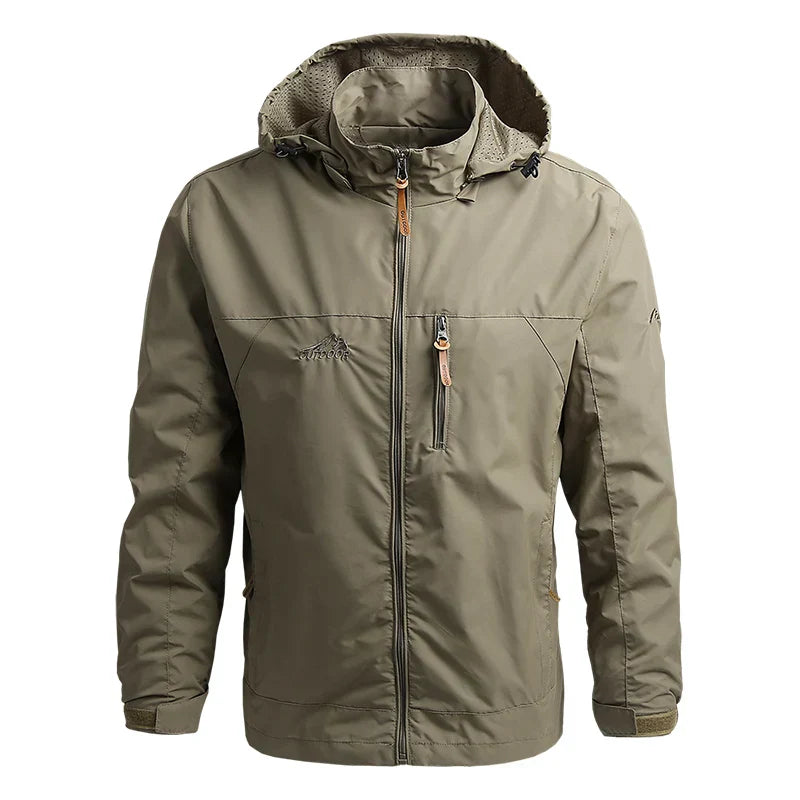 Veste coupe-vent imperméable d'hiver Zeke pour homme