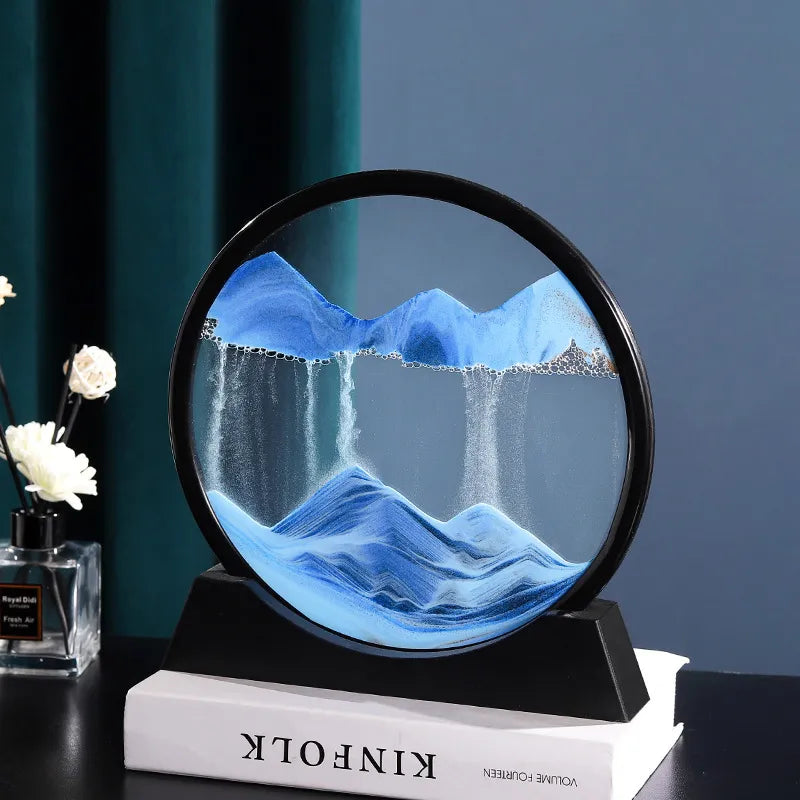 3D流动沙画沙漏流沙工艺品