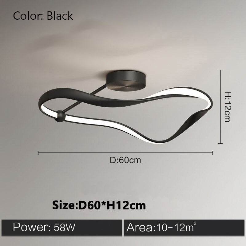 Astrin | Lumină de tavan abstractă minimală | Orntli