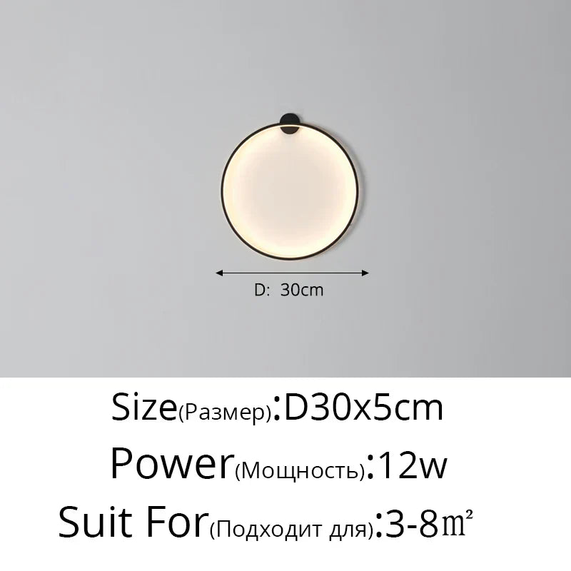 Lumină de perete cu LED NovaBeam, Lampă modernă de perete pentru dormitor, sufragerie, hol