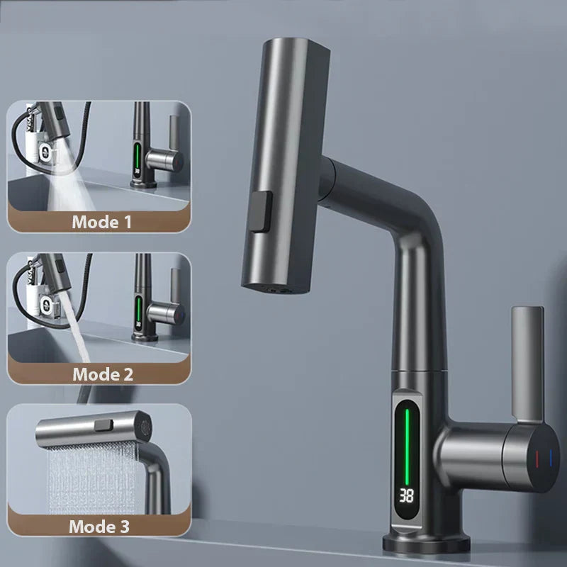 Torneira de Cascata Vrimlo com Display de Temperatura