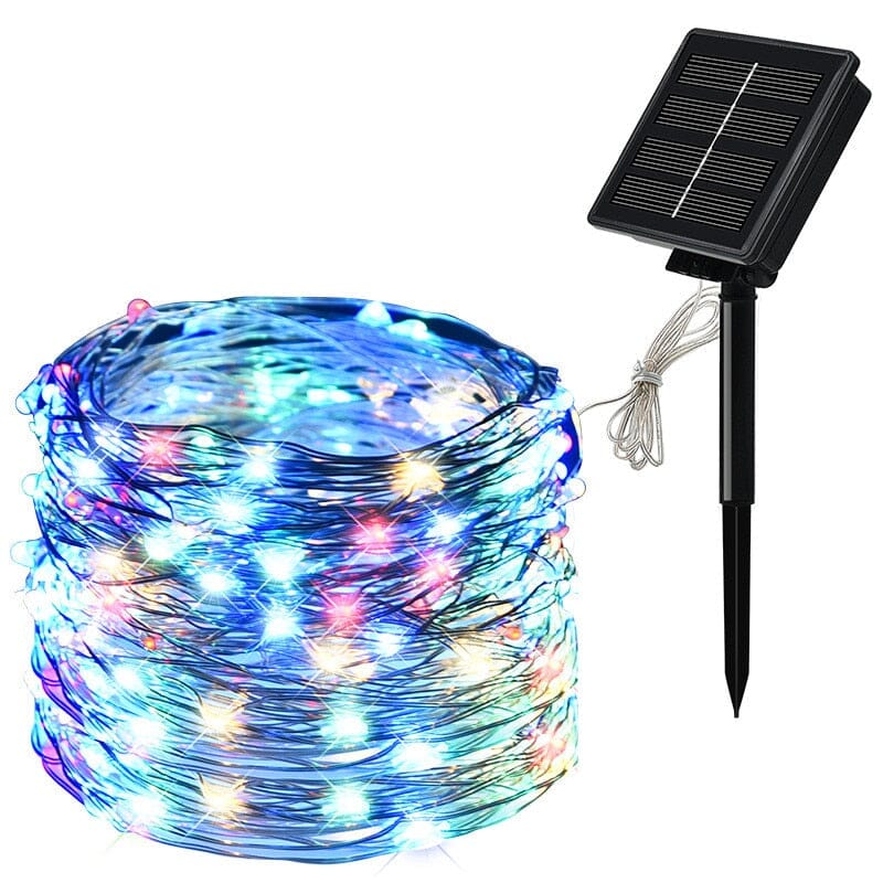 LED Runde Solar-Feenlichter