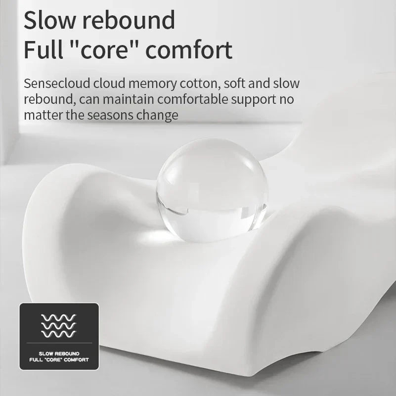 Apoio ergonómico NimbusForm em espuma viscoelástica para pescoço e zona lombar do carro, para condutores