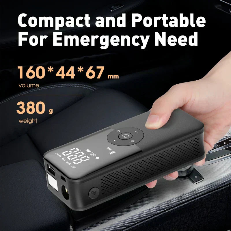 Pemampat Udara Tanpa Wayar Boleh Cas Semula - Inflasi Ultra-Pantas 150 PSI untuk Kereta & Basikal