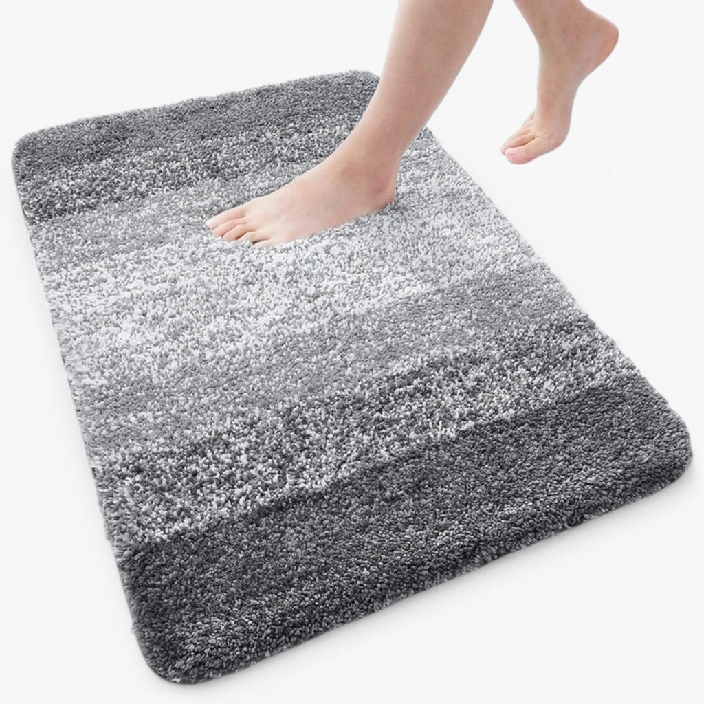 Alfombrilla de baño AquaGuard ultra absorbente antideslizante de secado rápido para pies secos
