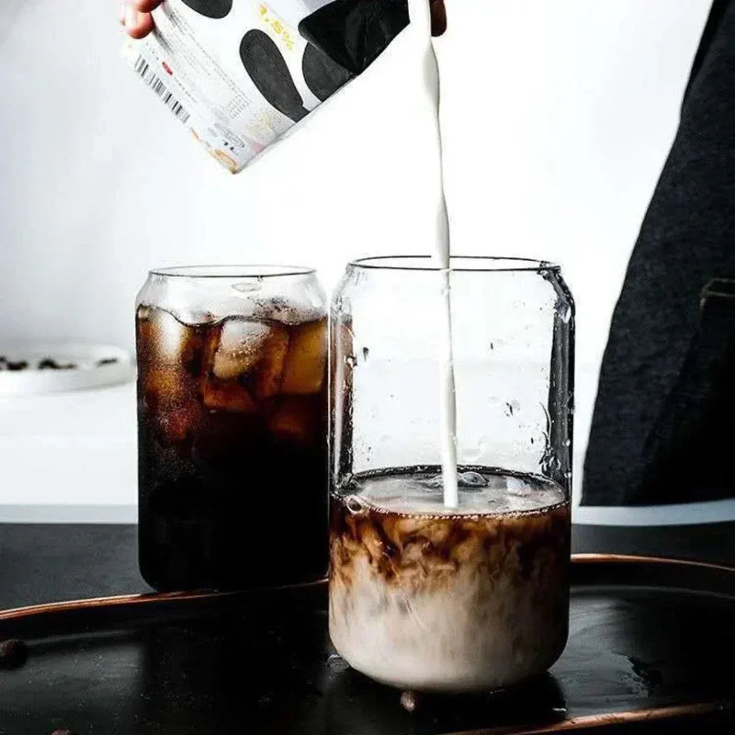 Verre transparent et créatif pour boissons, idéal pour thé, jus, lait, café et vin - Parfait pour vos besoins quotidiens en boissons