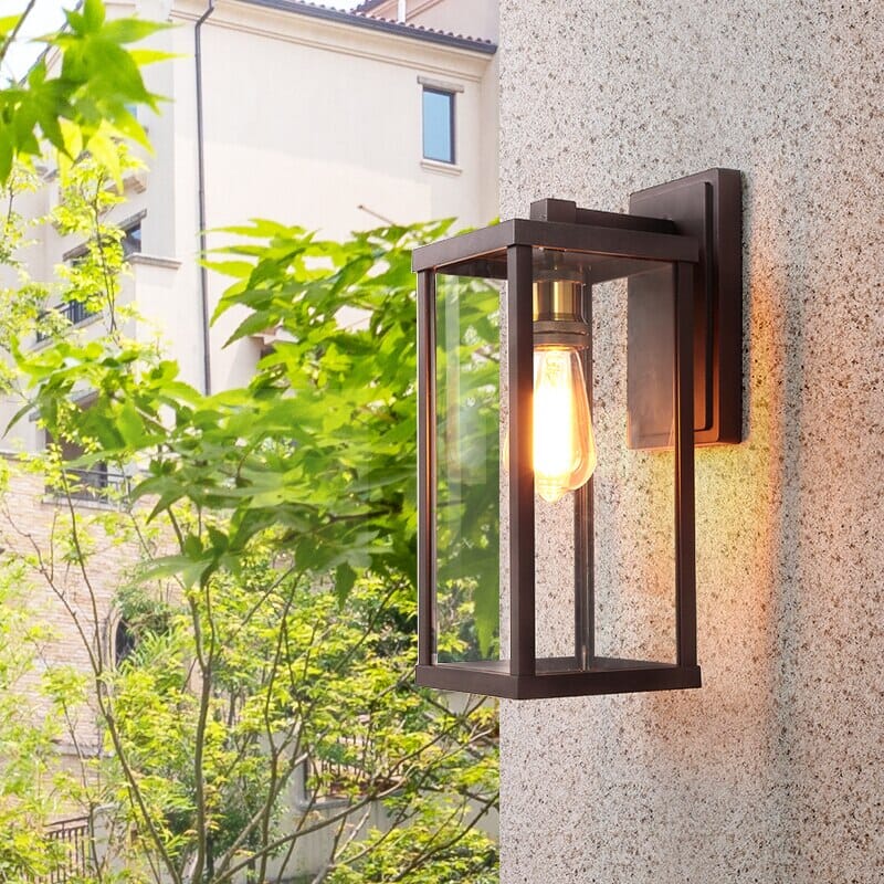 Zahid Utomhus Vägglampor med Glödlampa