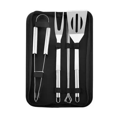 LuxeGrill Edelstahl-Utensilienset für das Grillen im Freien – hochwertige BBQ-Werkzeuge